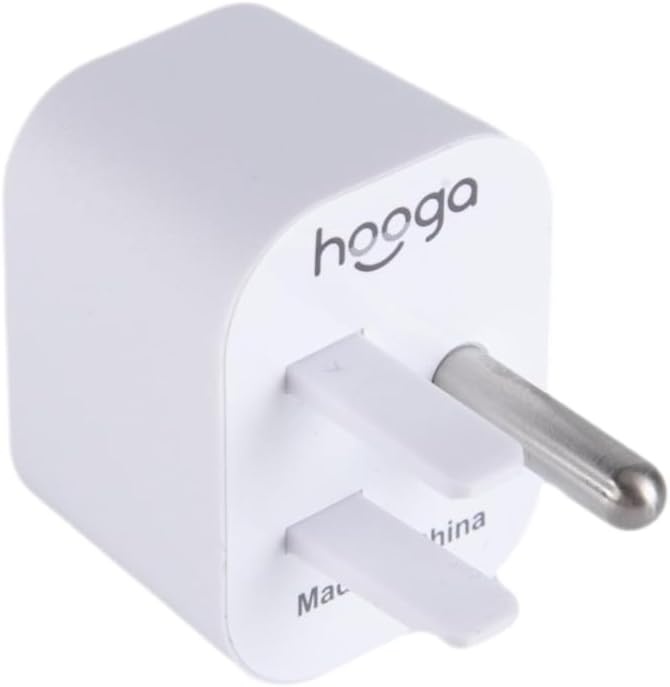 image:imageHooga Grounding Plug Adapter Universal Earth Connected Grounding Splitter for Type B Outlets  MultiPort Safety Socket for Grounding Mats Sheets Wristbands Pillowcases