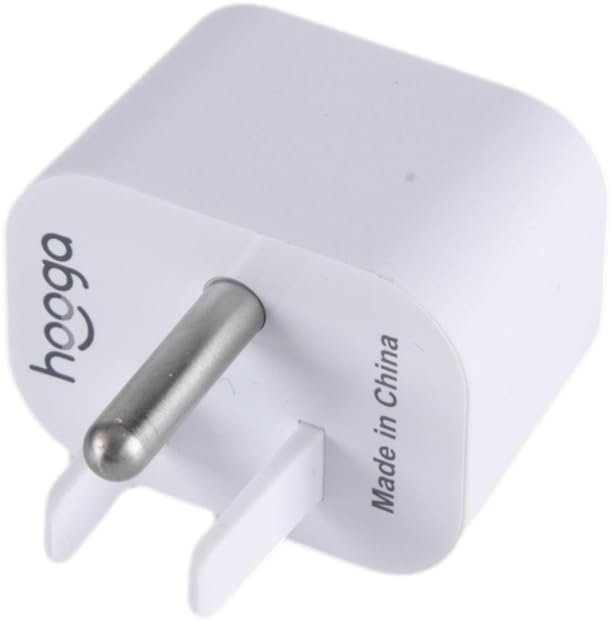 image:imageHooga Grounding Plug Adapter Universal Earth Connected Grounding Splitter for Type B Outlets  MultiPort Safety Socket for Grounding Mats Sheets Wristbands Pillowcases