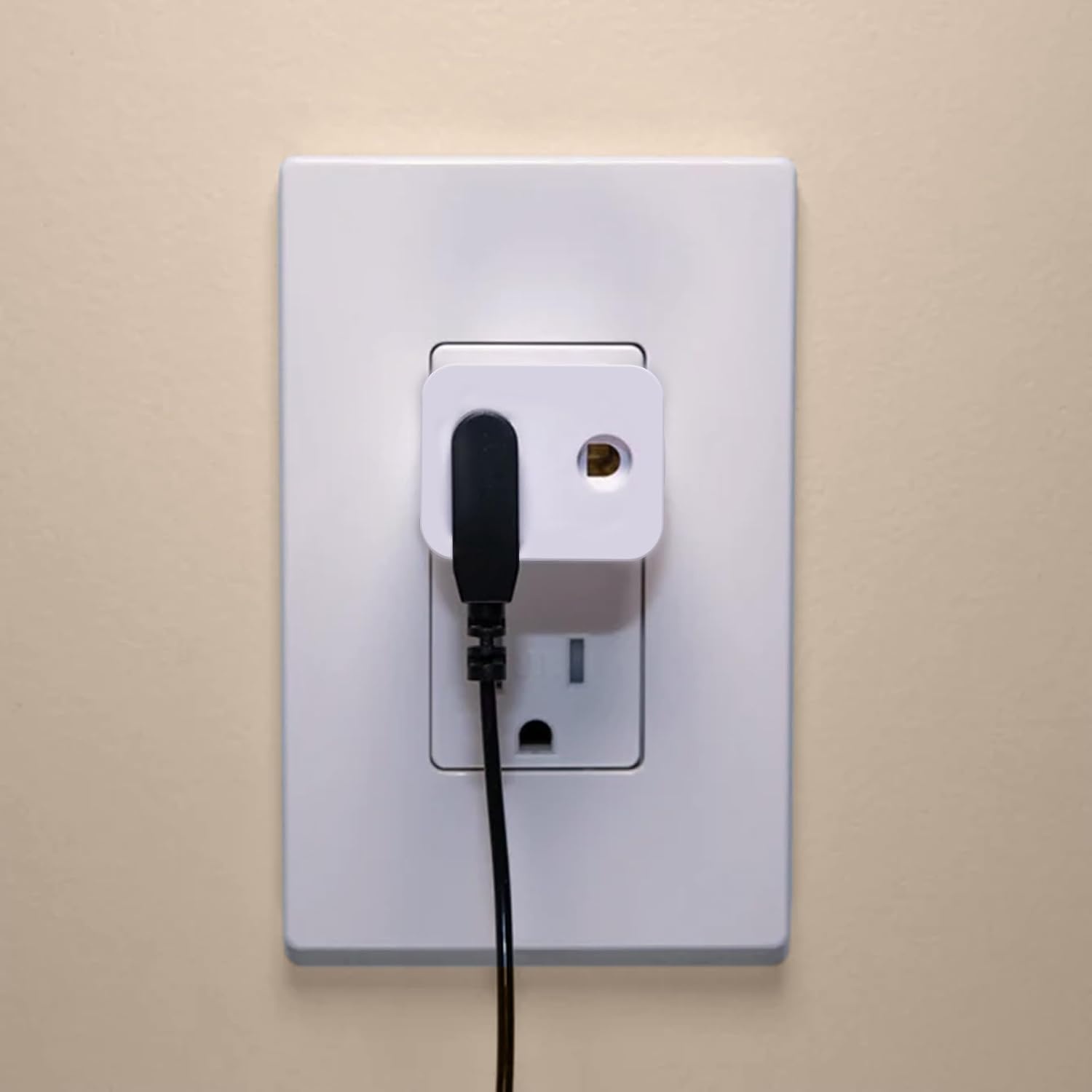 image:imageHooga Grounding Plug Adapter Universal Earth Connected Grounding Splitter for Type B Outlets  MultiPort Safety Socket for Grounding Mats Sheets Wristbands Pillowcases