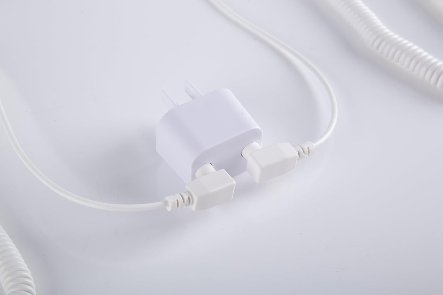 image:imageHooga Grounding Plug Adapter Universal Earth Connected Grounding Splitter for Type B Outlets  MultiPort Safety Socket for Grounding Mats Sheets Wristbands Pillowcases