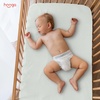 image:imageGrounding Sheets Queen Size 94 Organic Cotton 6 Conductive Silver Fitted 60x80x15 Gray with 15 Ft CordCrib Sheet  Off White