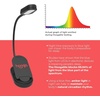 image:imagehooga Amber Book Light  Blue Light Blocking Reading Light for Bed Stepless Dimming Rechargeable ClipOn Night Light 1600K Amber amp 625nm Red LED for Night ReadingAmber Light