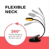 image:imagehooga Amber Book Light  Blue Light Blocking Reading Light for Bed Stepless Dimming Rechargeable ClipOn Night Light 1600K Amber amp 625nm Red LED for Night ReadingAmber Light