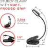 image:imagehooga Amber Book Light  Blue Light Blocking Reading Light for Bed Stepless Dimming Rechargeable ClipOn Night Light 1600K Amber amp 625nm Red LED for Night ReadingAmber Light