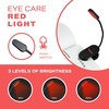 image:imagehooga Amber Book Light  Blue Light Blocking Reading Light for Bed Stepless Dimming Rechargeable ClipOn Night Light 1600K Amber amp 625nm Red LED for Night ReadingRed