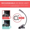 image:imagehooga Amber Book Light  Blue Light Blocking Reading Light for Bed Stepless Dimming Rechargeable ClipOn Night Light 1600K Amber amp 625nm Red LED for Night ReadingDual Red  Amber