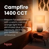 image:imagehooga Circadian Rhythm Full Spectrum LED Light Bulb  2700K 2100K 1400K FlickerFree Blue Light Free Night Mode 7W Energy Efficient Warm White for Sleep Relaxation amp Focus  4 PackCircadian 4pack