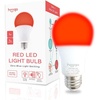 image:imageHooga Sleep Light Bulb  Blue Light Blocking Red Night Light 625nm for Healthy Sleep  Baby Nursery 1W LED 7W Replacement SingleRed