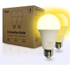 image:imagehooga Circadian Rhythm Full Spectrum LED Light Bulb  2700K 2100K 1400K FlickerFree Blue Light Free Night Mode 7W Energy Efficient Warm White for Sleep Relaxation amp Focus  4 PackCircadian 2pack
