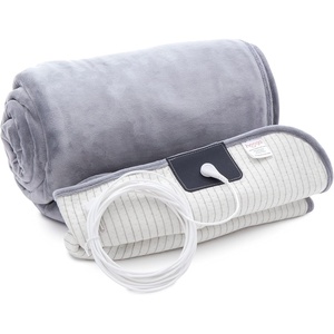 image:imagehooga Grounding Blanket for Improved Sleep Pain Relief Energy Inflammation Grounded Throw Earth Connected Bedding Conductive Silver Fiber Grounding Cord Included 50x60 Inch Throw50x60