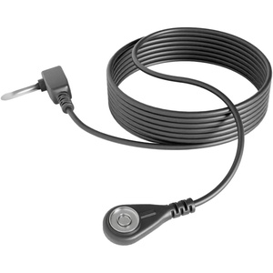image:imagehooga Grounding Cord Earth Connected 15 Foot High Continuity Cord for Grounding Mat Snap Connect Fits Most Popular Brands Use with Grounding Mats Pads Sheets Blankets Pillow Cases Clothing