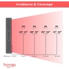image:imageHooga HG500 Red Light Therapy Panel 100 LEDs 660nm Red amp 850nm NearInfrared Light Builtin Timer Door Hanging Kit100 LEDs