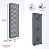 image:imageHooga HG500 Red Light Therapy Panel 100 LEDs 660nm Red amp 850nm NearInfrared Light Builtin Timer Door Hanging Kit300 LEDs