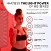 image:imageHooga HG500 Red Light Therapy Panel 100 LEDs 660nm Red amp 850nm NearInfrared Light Builtin Timer Door Hanging Kit300 LEDs