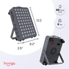 image:imageHooga HG500 Red Light Therapy Panel 100 LEDs 660nm Red amp 850nm NearInfrared Light Builtin Timer Door Hanging Kit60 LEDs