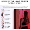 image:imageHooga Red Light Therapy Panel Device  660nm Red amp 850nm Near Infrared Light Therapy LED Light Therapy Lamp 150 Dual Chip LEDs Built in Timer  PRO75060 LEDs