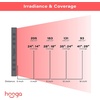 image:imageHooga Red Light Therapy Panel Device  660nm Red amp 850nm Near Infrared Light Therapy LED Light Therapy Lamp 150 Dual Chip LEDs Built in Timer  PRO750150 LEDs