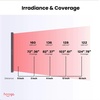 image:imageHooga Red Light Therapy Panel Device  Full Body Panel 630nm 660nm 810nm 850nm Red amp Near Infrared Light Therapy 300 Quad Chip LEDs Brightness Control Pulse Mode  ULTRA1500Ultra4500 900 LEDs