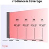 image:imageHooga Red Light Therapy Panel Device  Full Body Panel 630nm 660nm 810nm 850nm Red amp Near Infrared Light Therapy 300 Quad Chip LEDs Brightness Control Pulse Mode  ULTRA1500Ultra750 150 LEDs