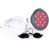 image:imagehooga Red Light Therapy Bulb 660nm amp 850nm Red amp Near Infrared Light 12 DualChip LEDs Targeted Light Bulb with Base amp Braided Power Cord for Home Wellness Routine HG24Red  Nir