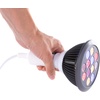 image:imagehooga Red Light Therapy Bulb 660nm amp 850nm Red amp Near Infrared Light 12 DualChip LEDs Targeted Light Bulb with Base amp Braided Power Cord for Home Wellness Routine HG24Multi