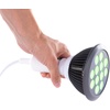 image:imagehooga Red Light Therapy Bulb 660nm amp 850nm Red amp Near Infrared Light 12 DualChip LEDs Targeted Light Bulb with Base amp Braided Power Cord for Home Wellness Routine HG24Green