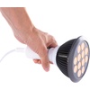 image:imagehooga Red Light Therapy Bulb 660nm amp 850nm Red amp Near Infrared Light 12 DualChip LEDs Targeted Light Bulb with Base amp Braided Power Cord for Home Wellness Routine HG24Orange