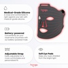 image:imagehooga Red Light Therapy Mask  630nm 660nm 850nm Triple Chip LEDs USBC Rechargeable Controller Adjustable Straps SIlicone Mask for Wellness Anti Aging and Wrinkles
