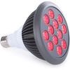 image:imagehooga Red Light Therapy Bulb 660nm amp 850nm Red amp Near Infrared Light 12 DualChip LEDs Targeted Light Bulb with Base amp Braided Power Cord for Home Wellness Routine HG24Red  Nir
