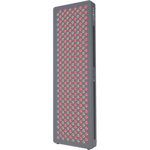 image:imageHooga HG500 Red Light Therapy Panel 100 LEDs 660nm Red amp 850nm NearInfrared Light Builtin Timer Door Hanging Kit300 LEDs