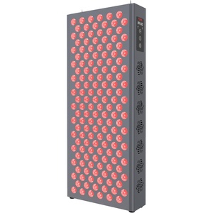 image:imageHooga Red Light Therapy Panel Device  660nm Red amp 850nm Near Infrared Light Therapy LED Light Therapy Lamp 150 Dual Chip LEDs Built in Timer  PRO750150 LEDs